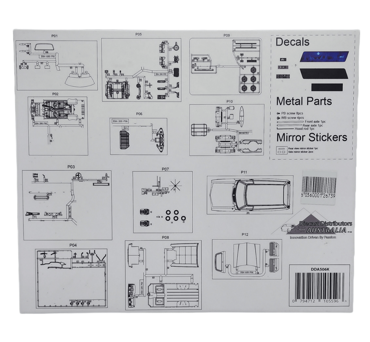 DDA 1:24 KIT MAX'S HJ PANELVAN