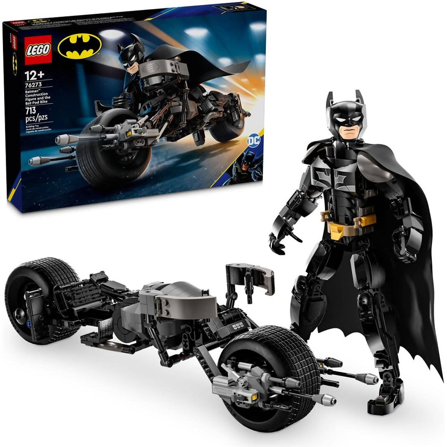 LEGO® 76273 Batman™ Construction Figure and the Bat-Pod Bike - DC Super Heroes