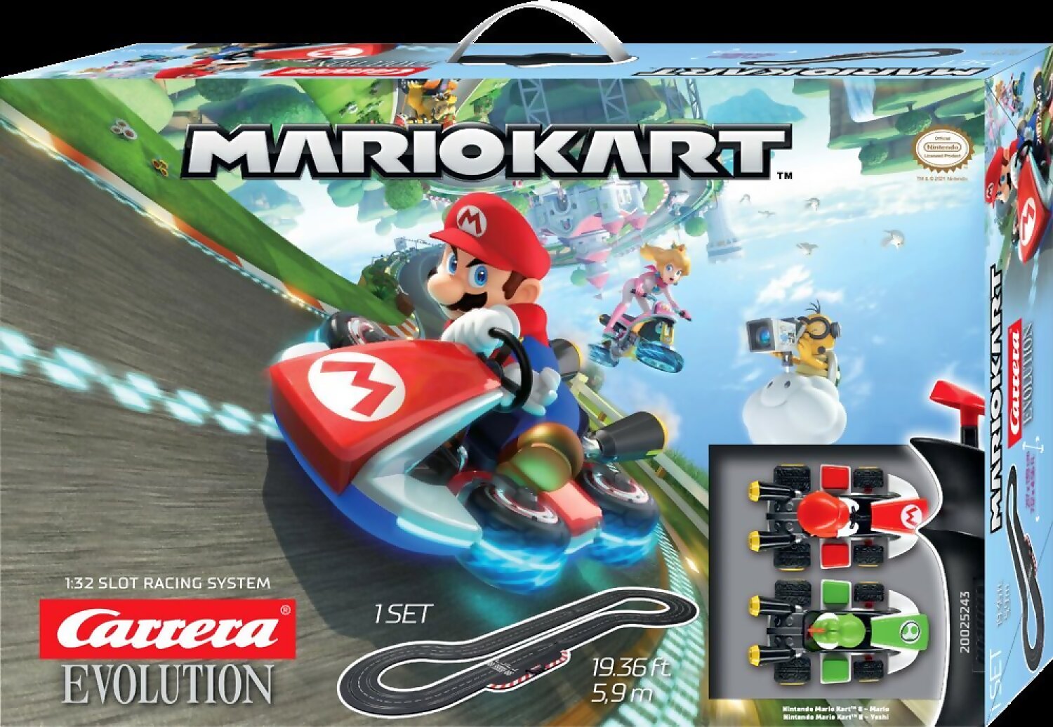 CARRERA - EVOLUTION MARIO KART 8 5.9 SLOT CAR ALSO SUITS SCALEXTRIC