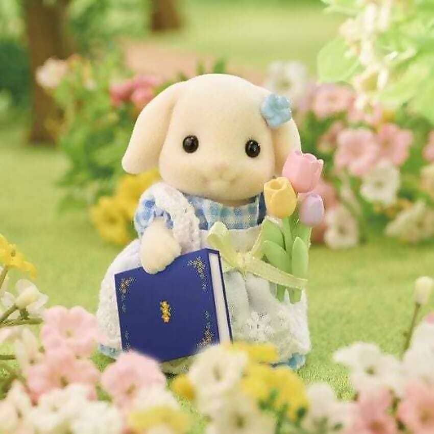 Sylvanian Families - Blossom Gardening Playset Flora Rabbit Sister & Brother