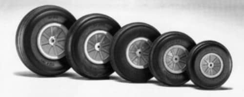 DUBRO - 4' DIA TREAD L/W WHEEL 400TL