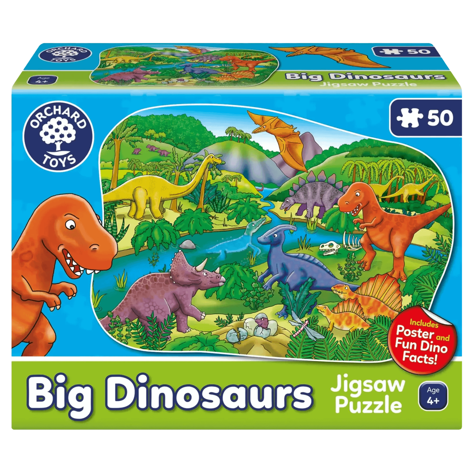 Orchard Toys - Big Dinosaurs Jigsaw Puzzle 50 Pieces