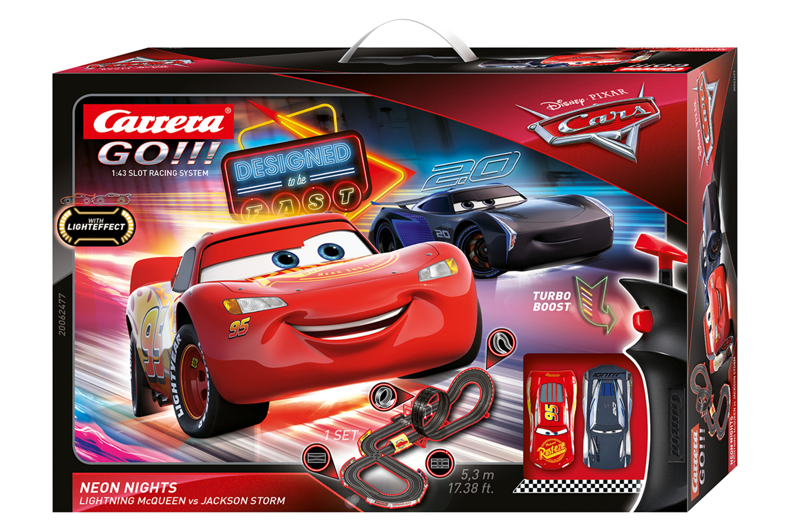 CARRERA - GO 1:43 DISNEY PIXAR CARS NEON NIGHTS SET 20062477 ZI72662477