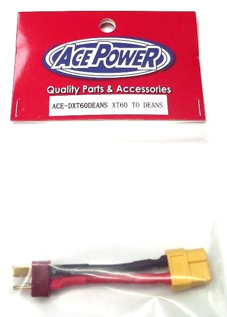 ACE XT60 TO MALE DEANS ADAPTER - ACE POWER