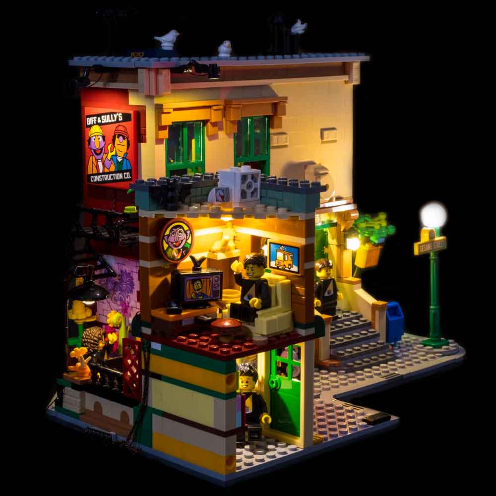 Light My Bricks - LIGHT KIT for LEGO® 123 Sesame Street 21324