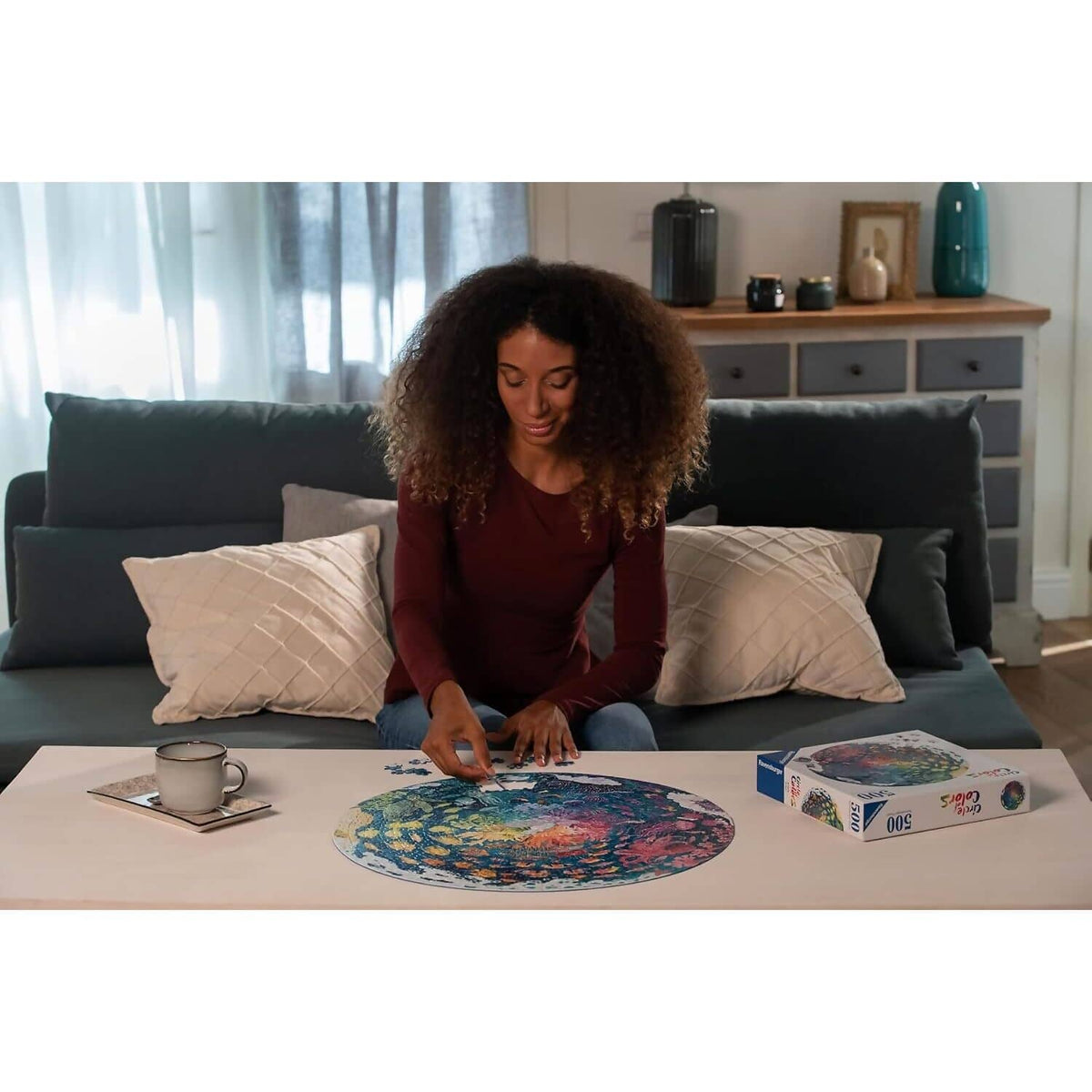 Ravensburger - Circle Of Colors Animals Jigsaw Puzzle 500pc