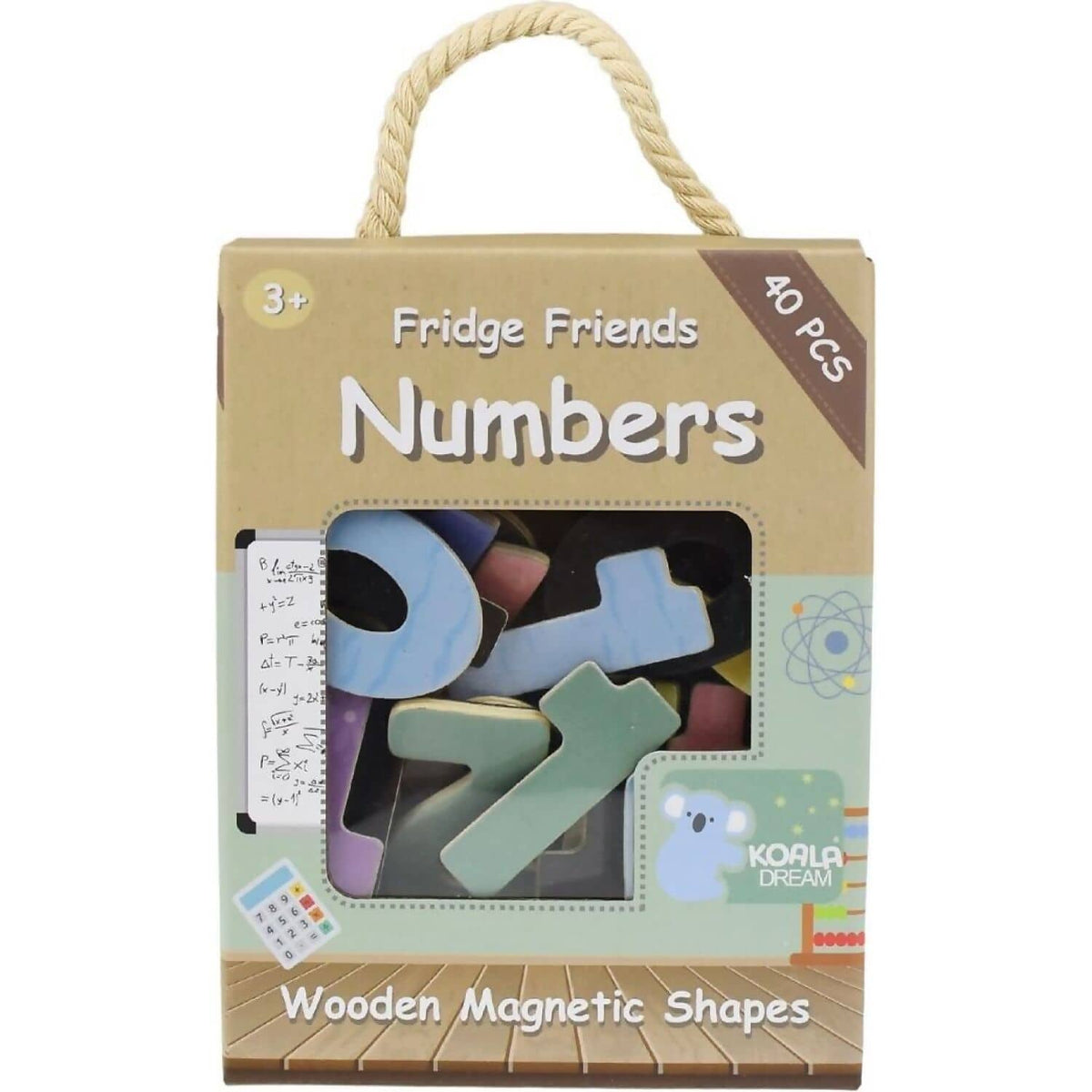 Koala Dream - Fridge Friends Wooden Magnetic Numbers 40pce