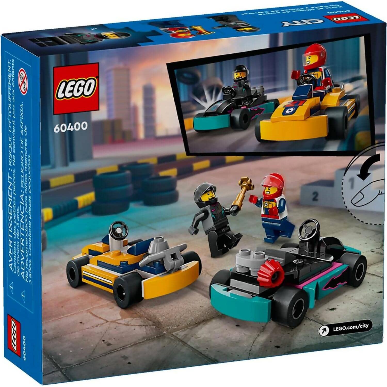 LEGO® 60400 Go-Karts and Race Drivers - City