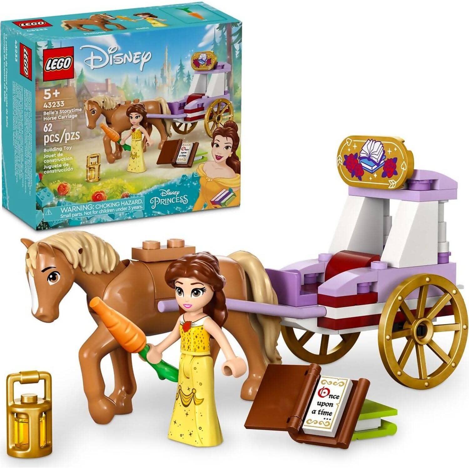LEGO® 43233 Belle's Storytime Horse Carriage - Disney Princess