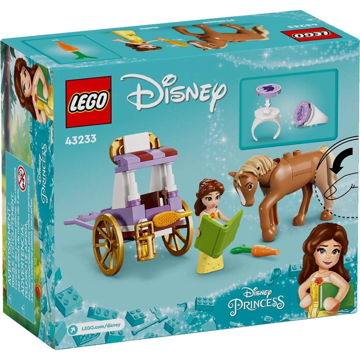 LEGO® 43233 Belle's Storytime Horse Carriage - Disney Princess