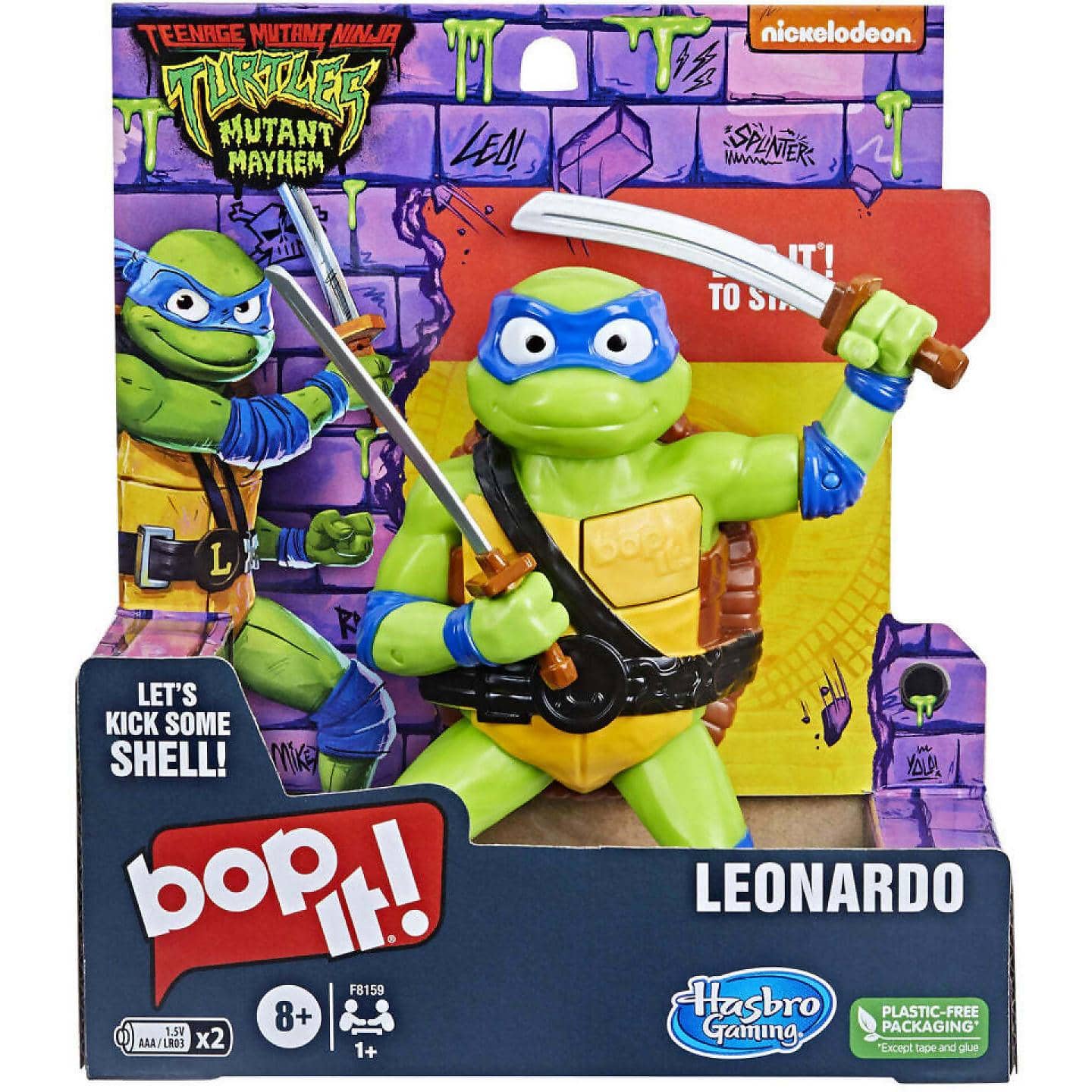Hasbro Games - Bop it! TMNT Leonardo Electronic Game