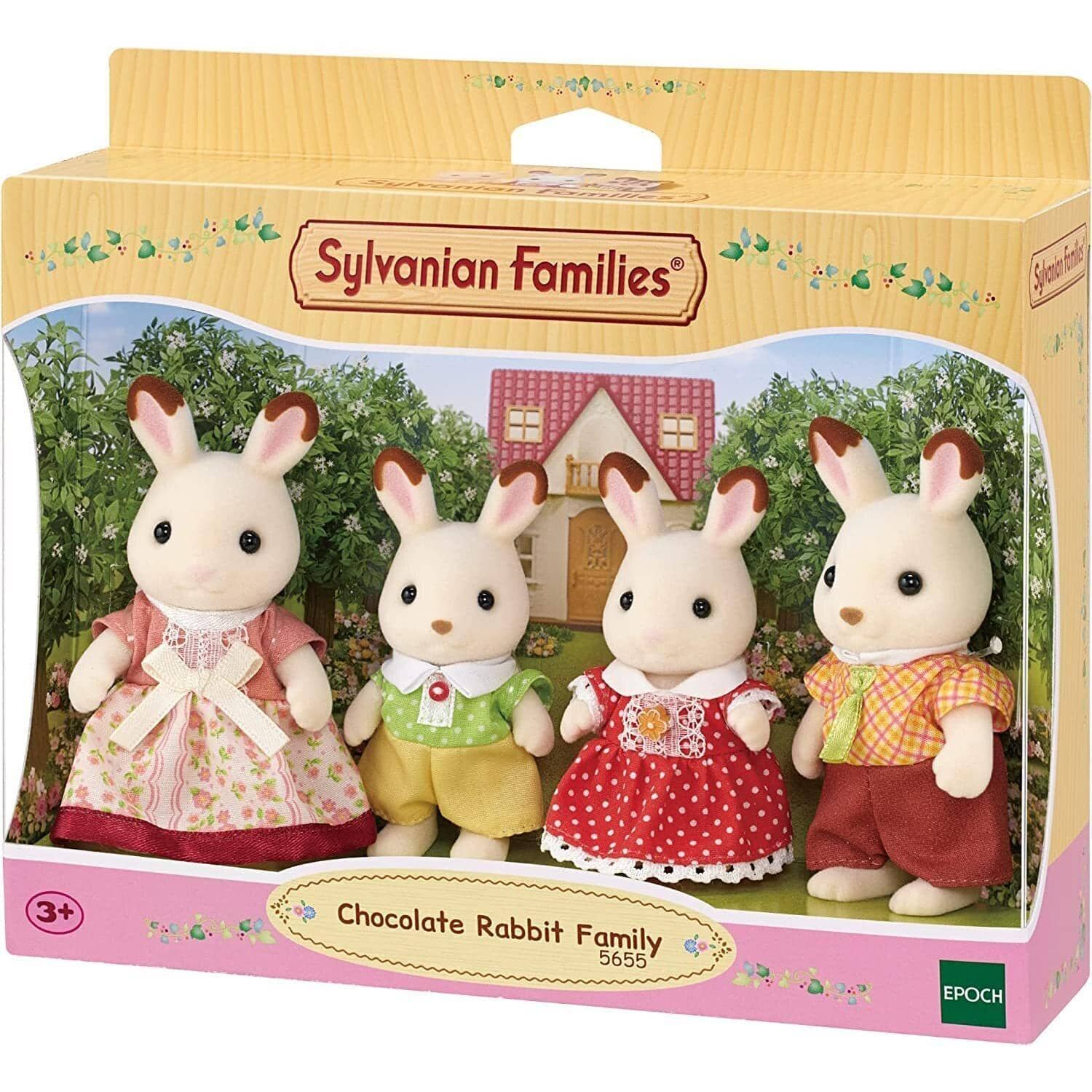 Sylvanian Families - Chocolate Rabbit Family Animal Doll Playset