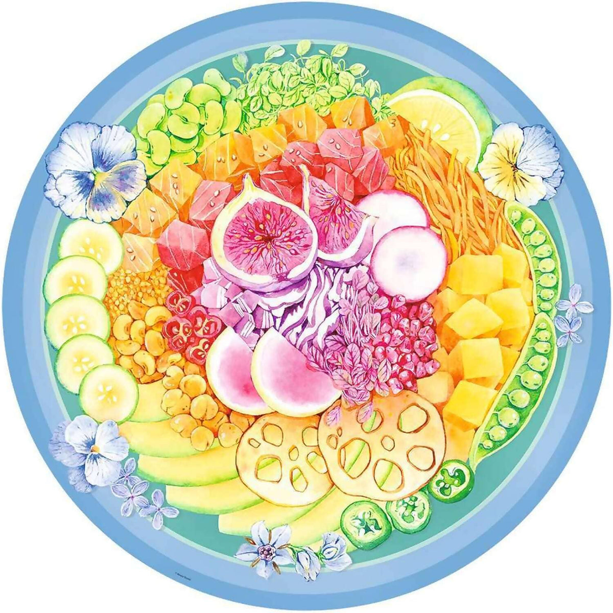 Ravensburger - Circle Of Color Poke Bowl Jigsaw Puzzle 500 Pieces