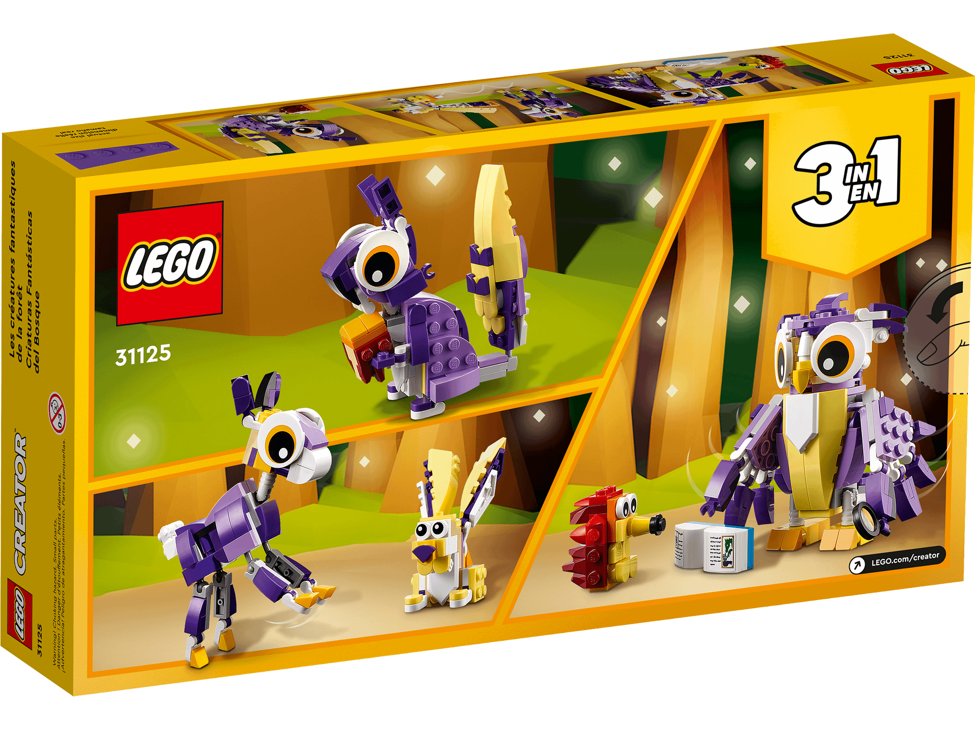LEGO® 31125 Fantasy Forest Creatures - Creator 3-in1