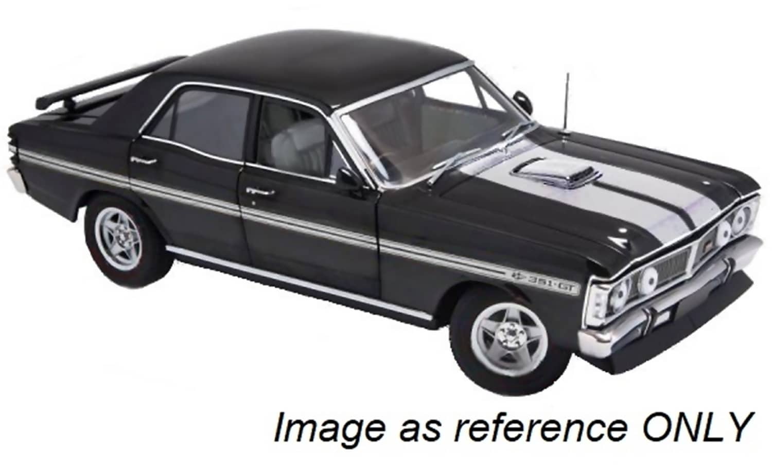 DDA 1:24 BLACK XY GTHO FORD