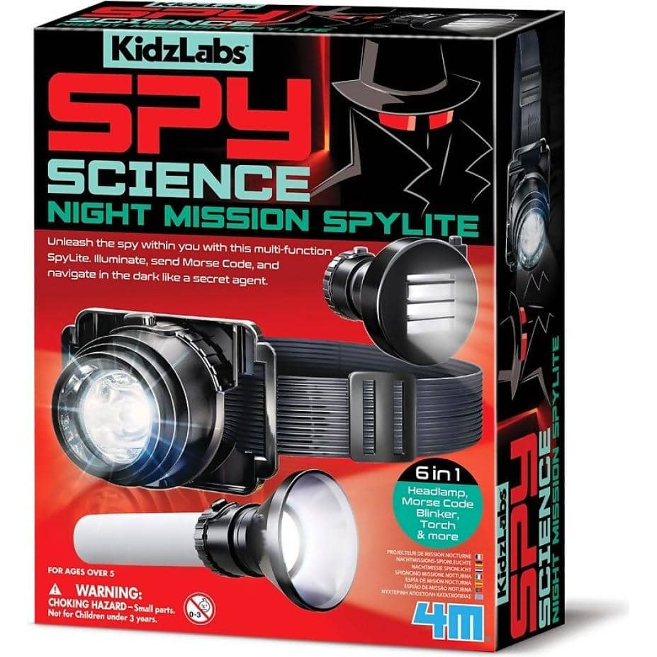 4M - Kidzlabs - Spy Science Night Mission Spylite - Johnco