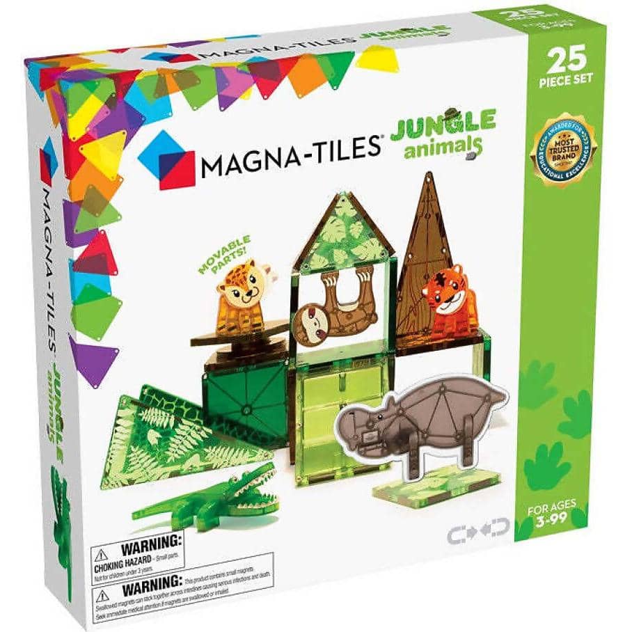 Magna Tiles - Jungle Animals 25 Piece Set - Johnco