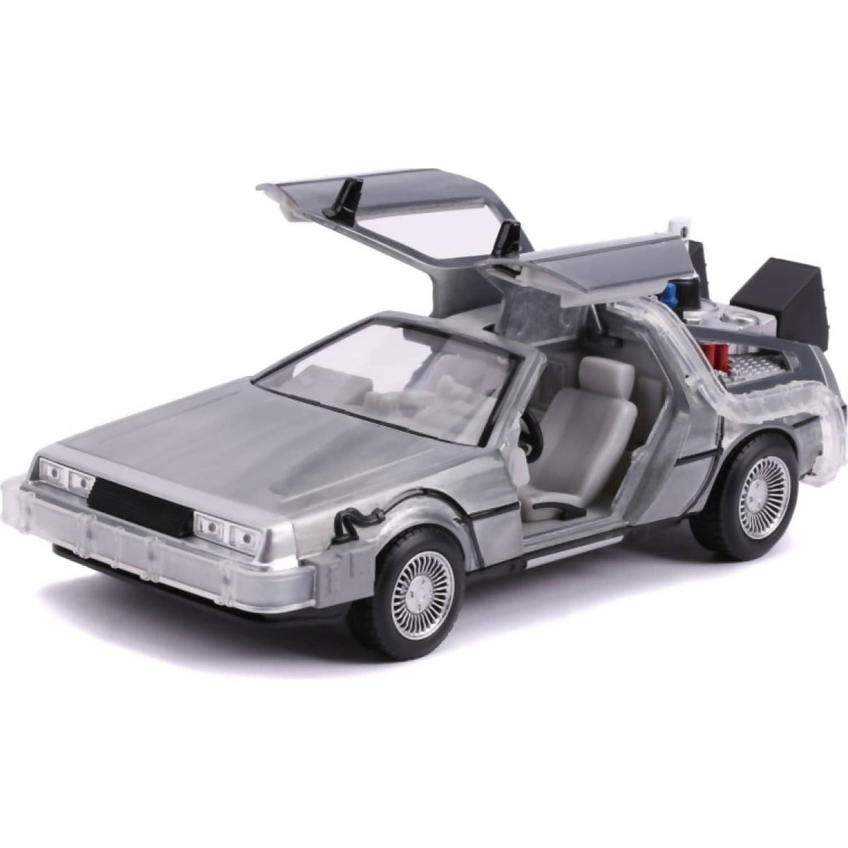 JADA TOYS - BACK TO THE FUTURE PART II DELOREAN TIME MACHINE 1:24 SCALE DIECAST VEHICLE