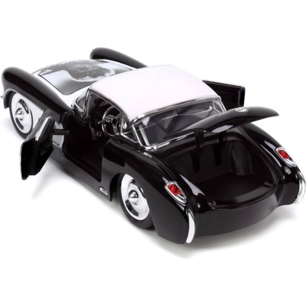 JADA TOYS - UNIVERSAL MONSTERS 1959 CHEVROLET CORVETTE WITH WOLFMAN 1:24 SCALE DIECAST VEHICLE & FIGURE SET