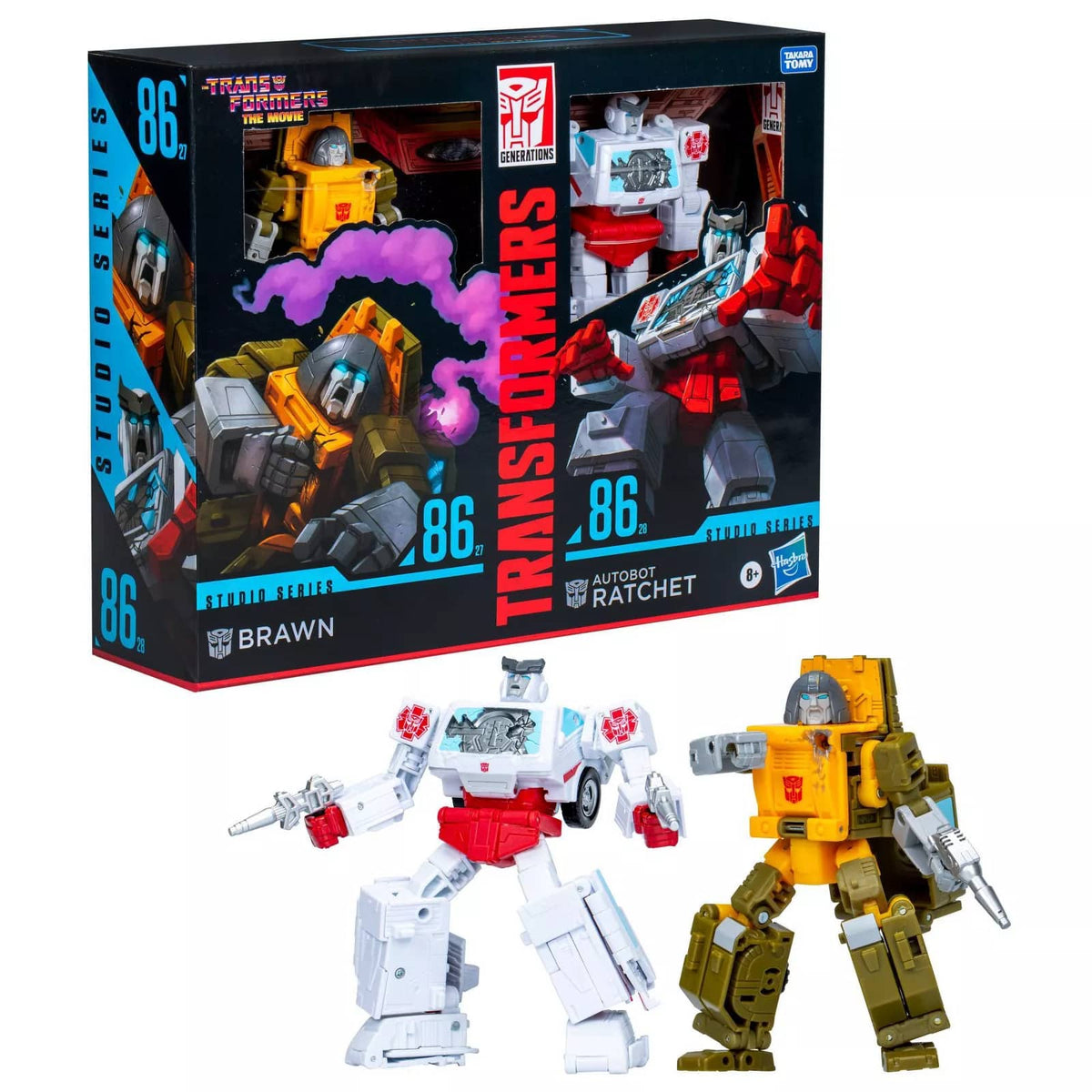 Transformers - The Movie Brawn And Autobot Ratchet Action Figure Set 2 Pack  - Hasbro