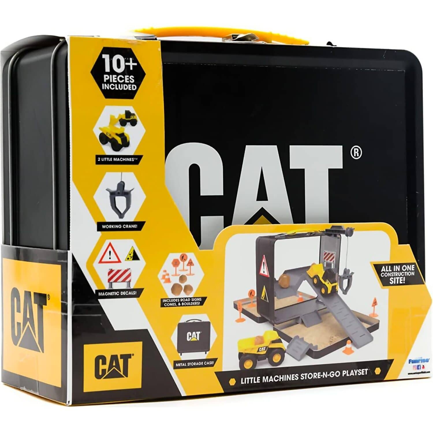 CAT® - Little Machines Store N Go Playset With 3 Vehicles