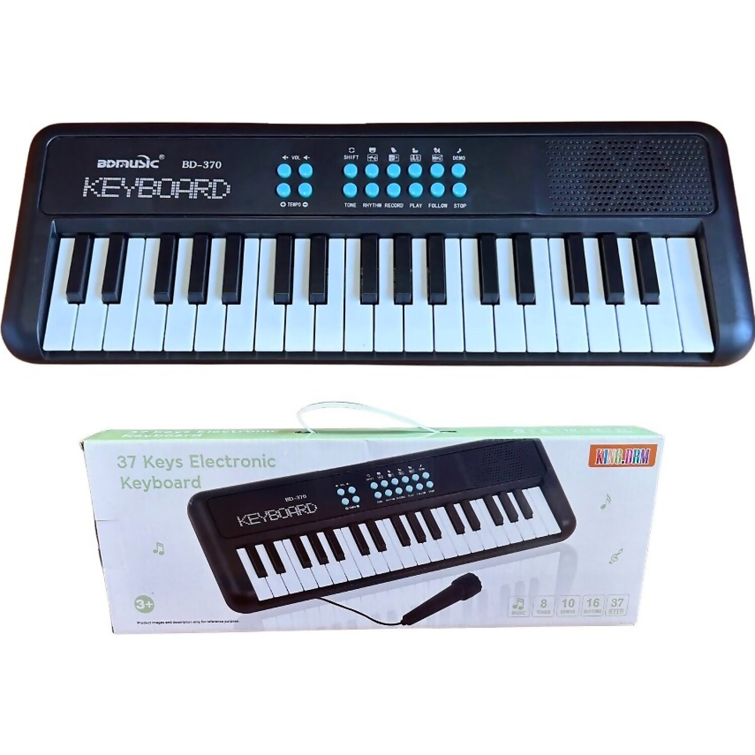 RP Dean - 37 Keys Electric Keyboard And Microphone Toy