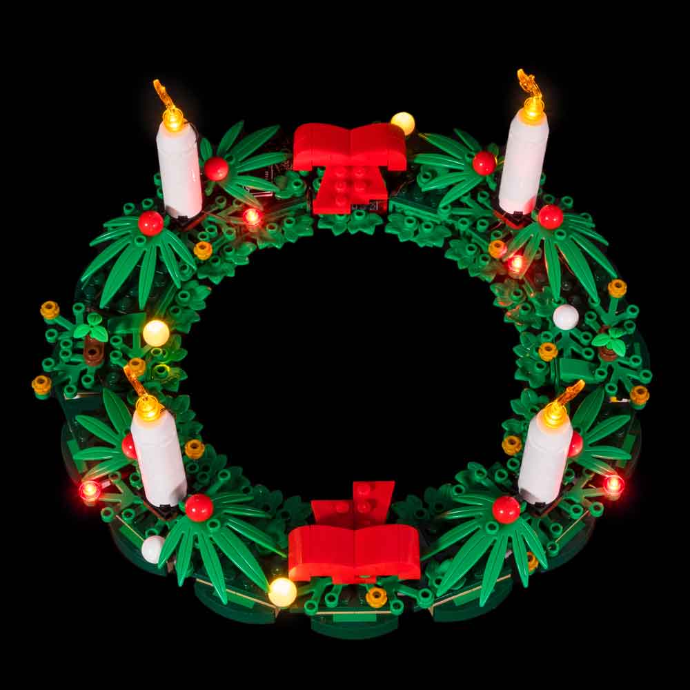 Light My Bricks - LIGHT KIT for LEGO® Christmas Wreath 40426