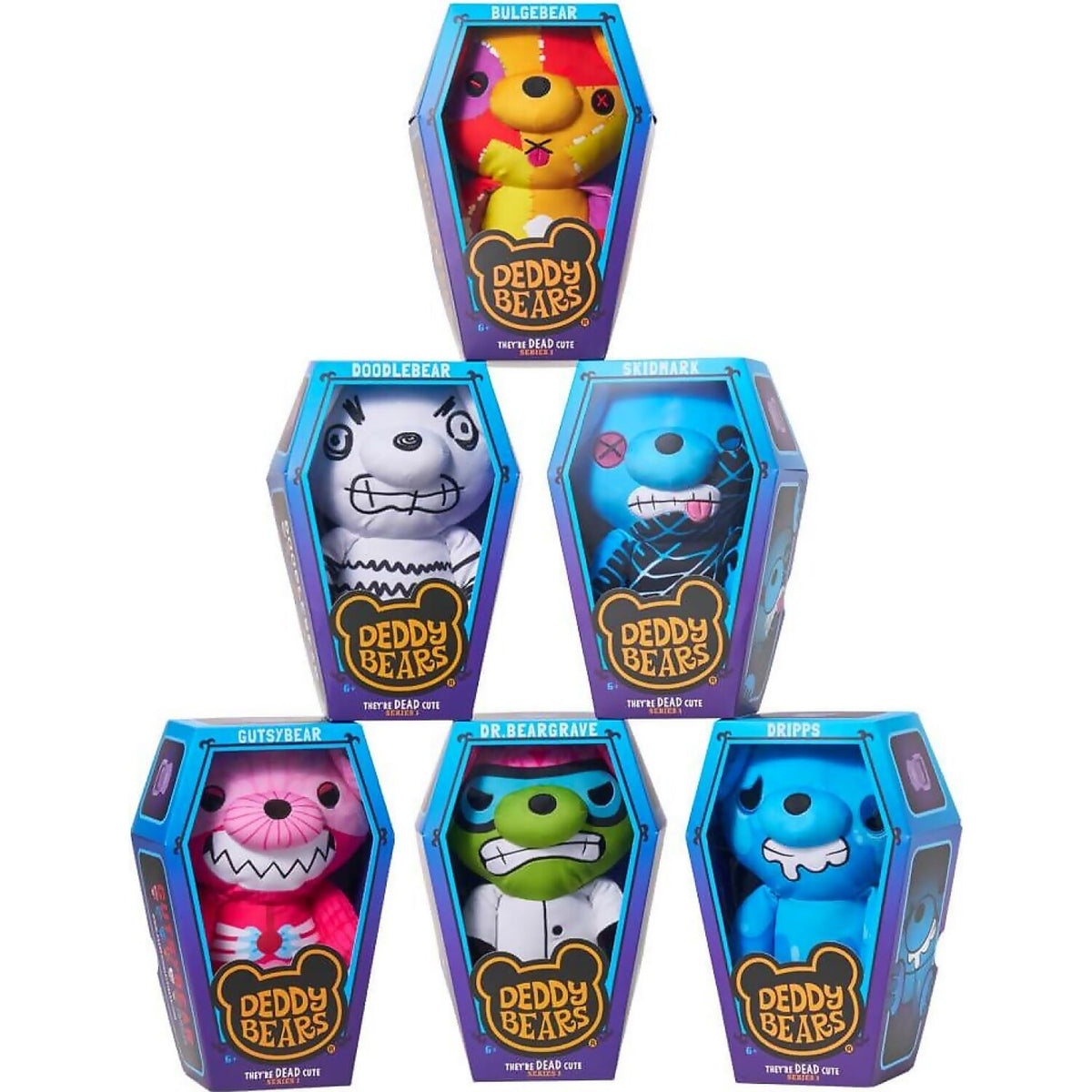 Deddy Bears - Dripps Series 3 Plush In Large Coffin - Jasnor