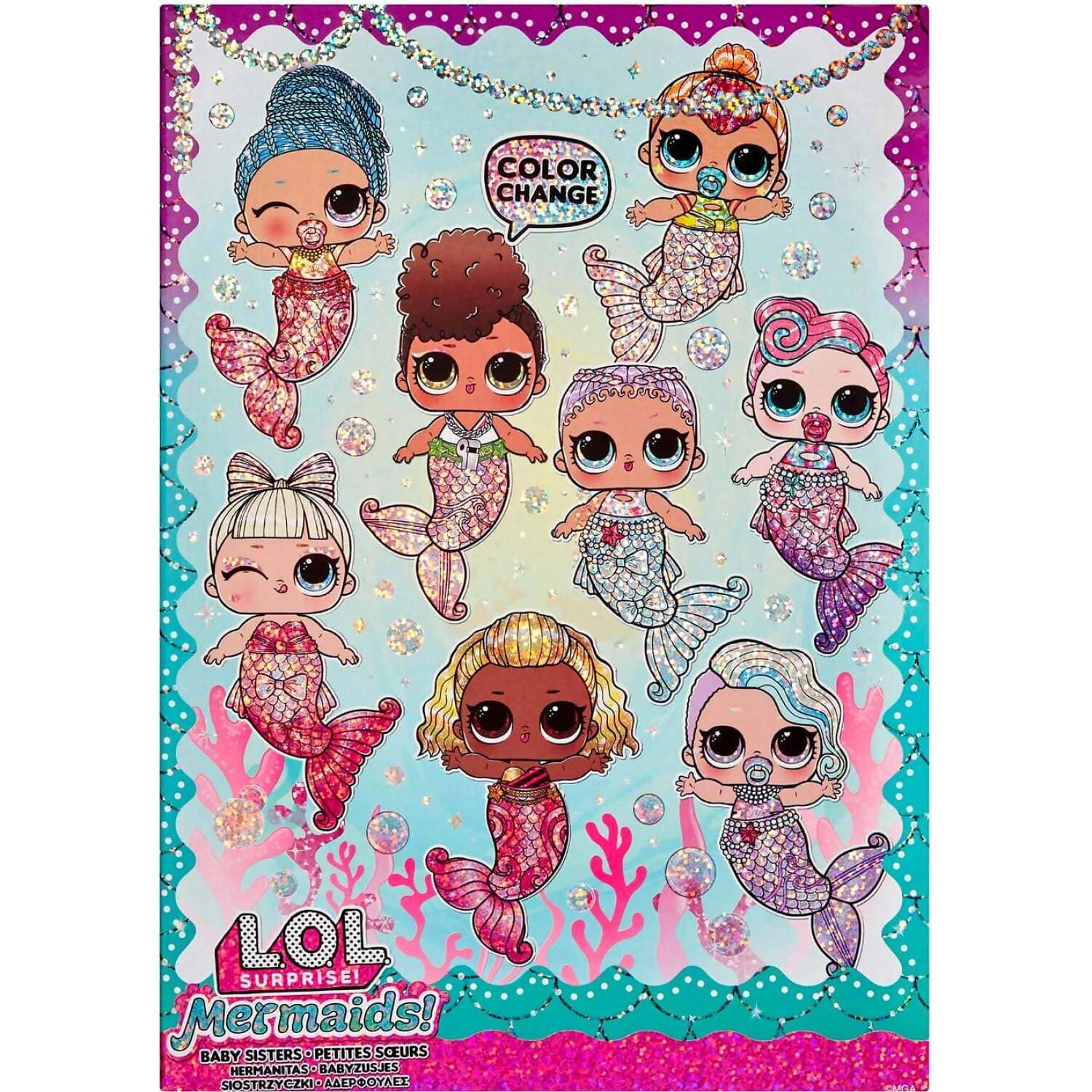 L.O.L. Surprise! - Mermaids! Baby Sisters With Color Change Tails