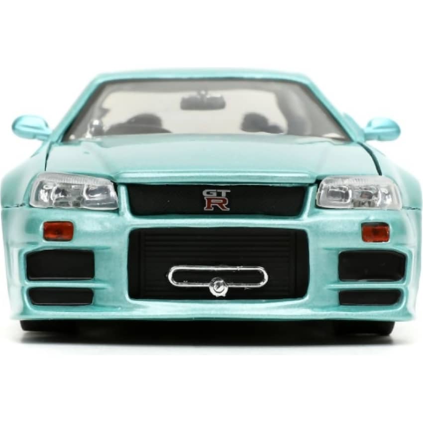 JADA TOYS - FAST & FURIOUS - 2002 NISSAN SKYLINE GT-R (R34) 1:24 SCALE DIECAST VEHICLE