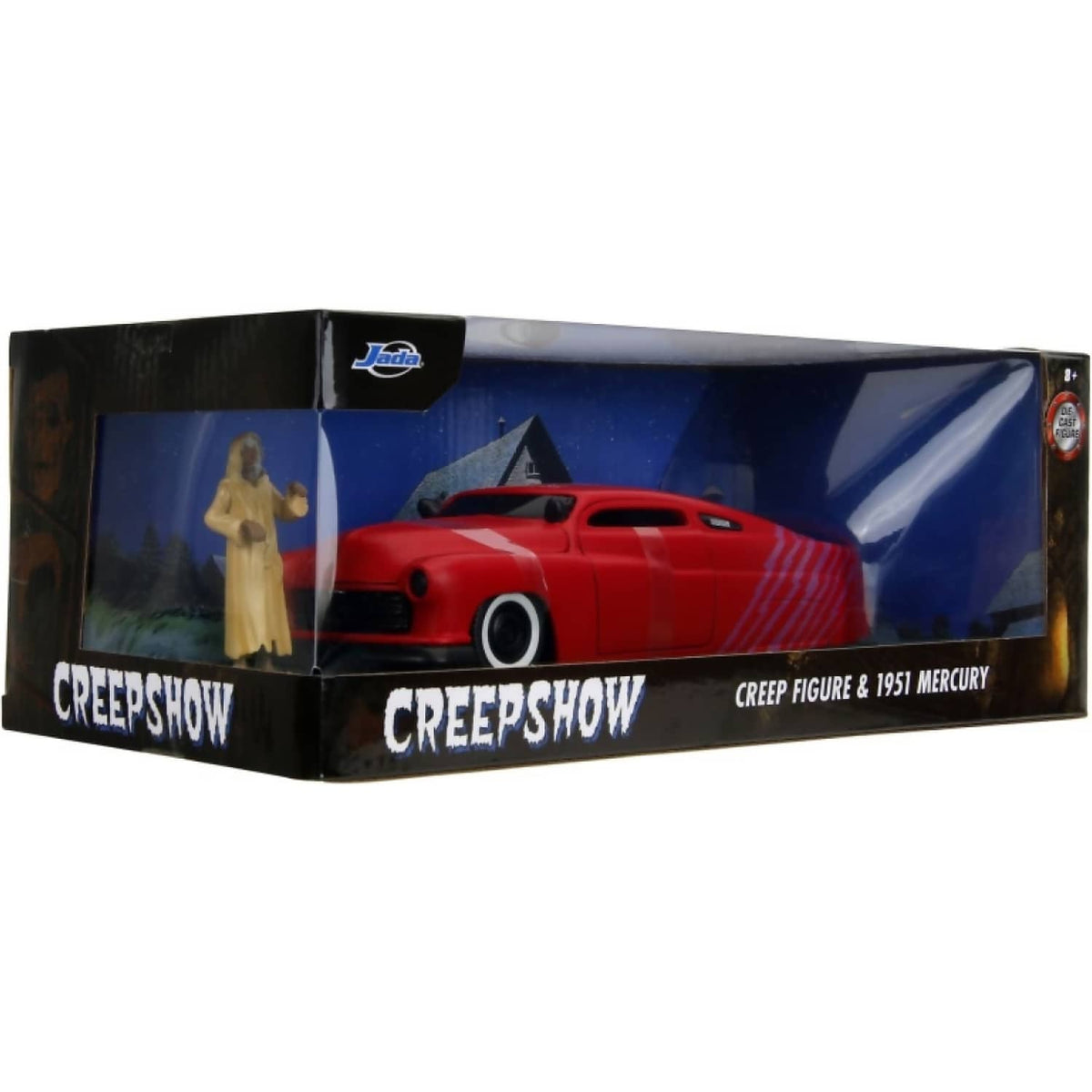JADA TOYS - HOLLYWOOD RIDES 1951 MERCURY WITH CREEPSHOW FIGURE 1:24 SCALE DIECAST VEHICLE & FIGURE SET