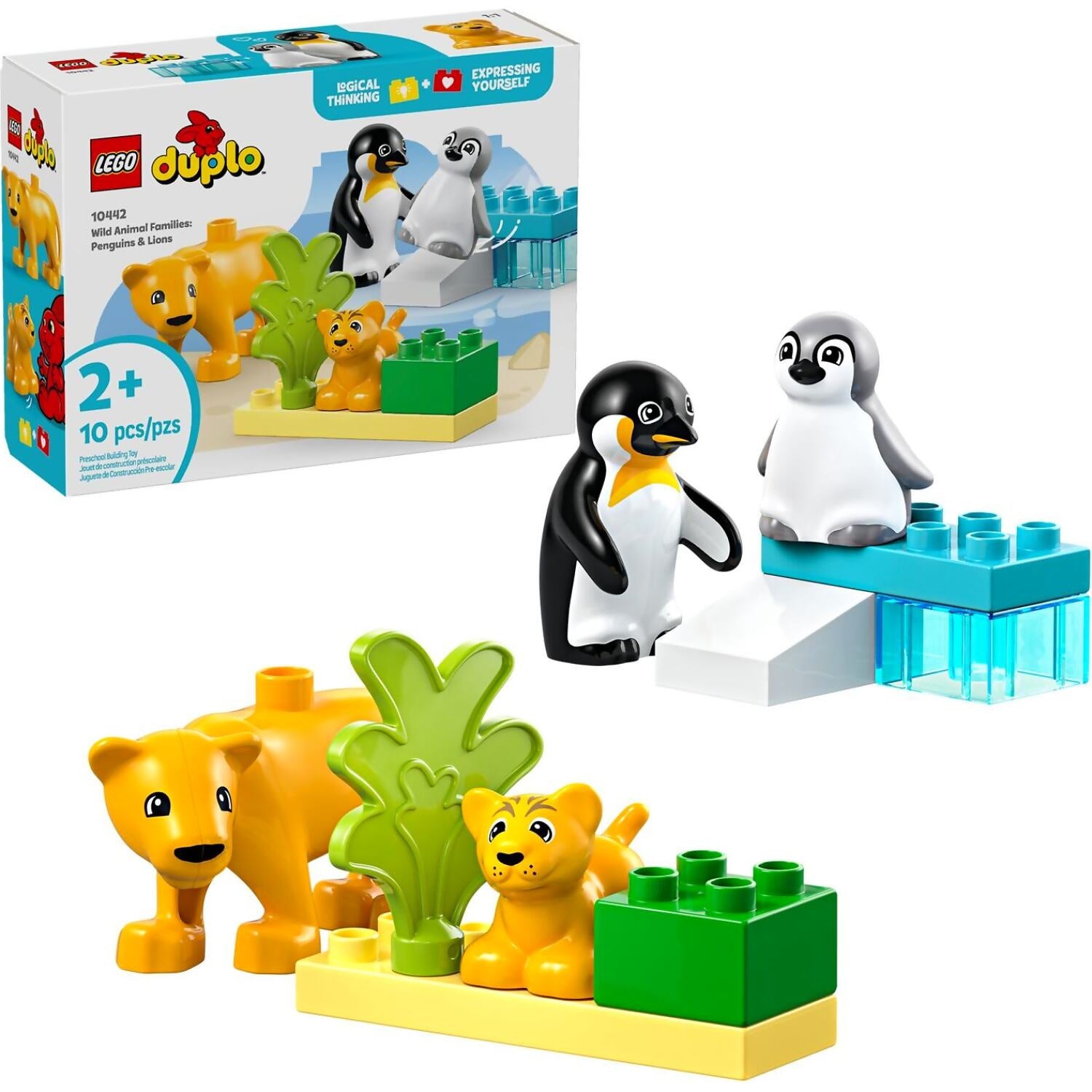 LEGO® 10442 Wild Animal Families: Penguins & Lions -  DUPLO®