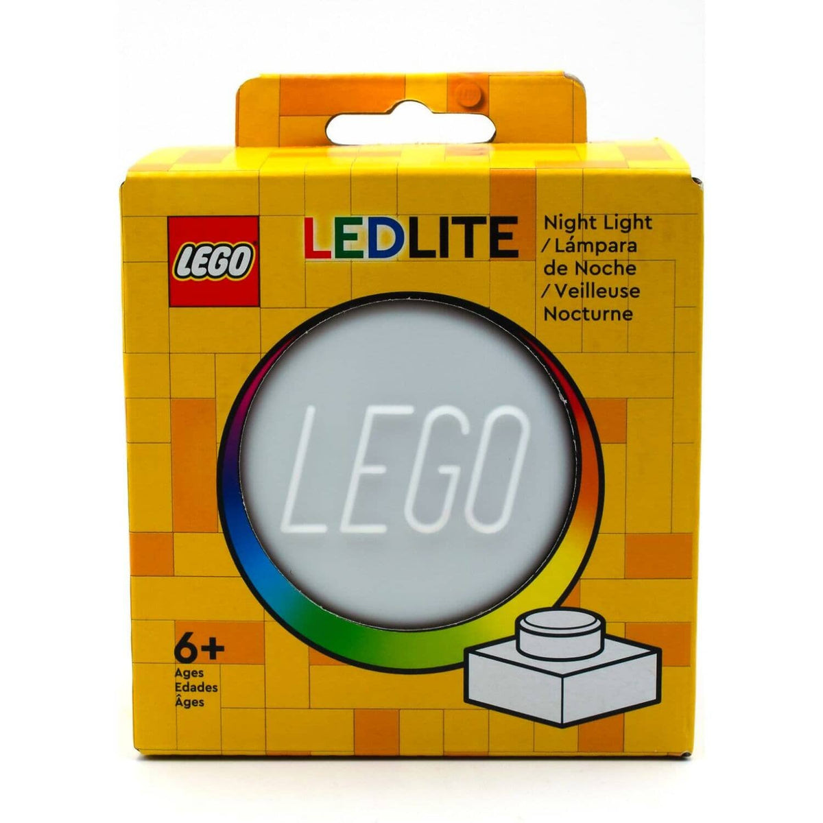 LEGO® - Iconic LEDLITE Plate Night Light White With Color Changing Variations