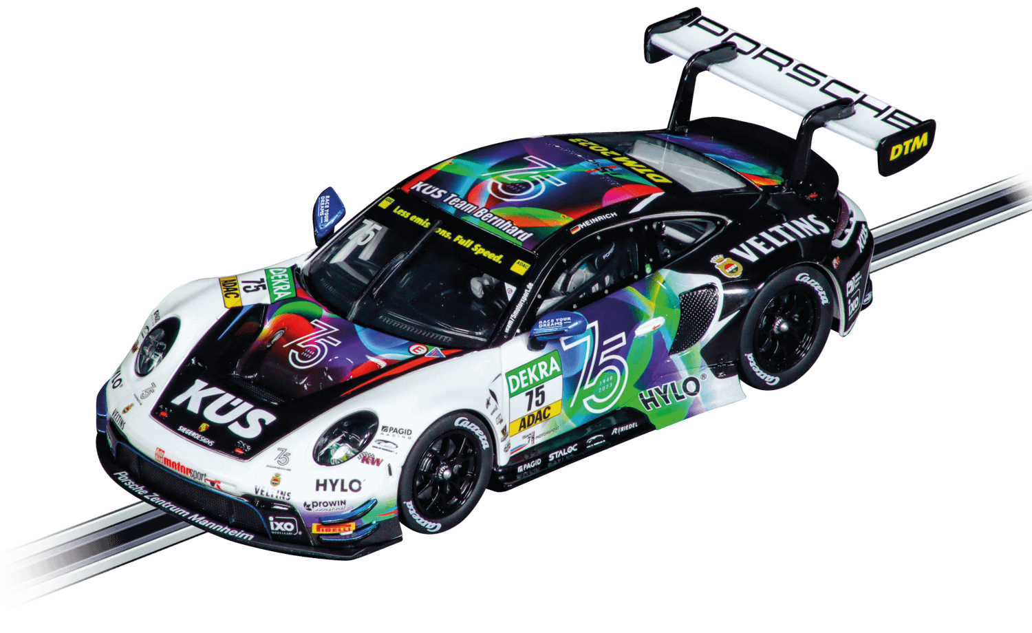 CARRERA - EVOLUTION 1:32 - PORSCHE 911 GT3 R TEAM BERNHARD NO.75 DTM 2023 - SLOT CAR ALSO SUITS SCALEXTRIC