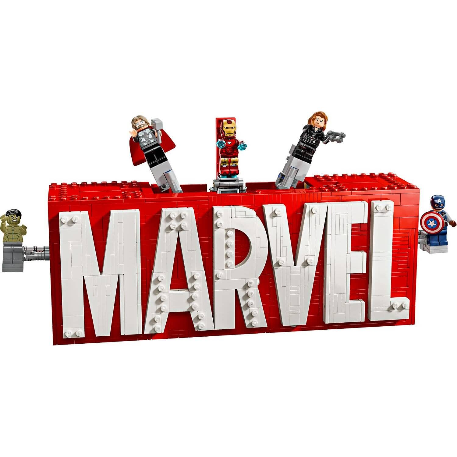 LEGO® 76313 MARVEL Logo & Minifigures - Marvel Super Heroes