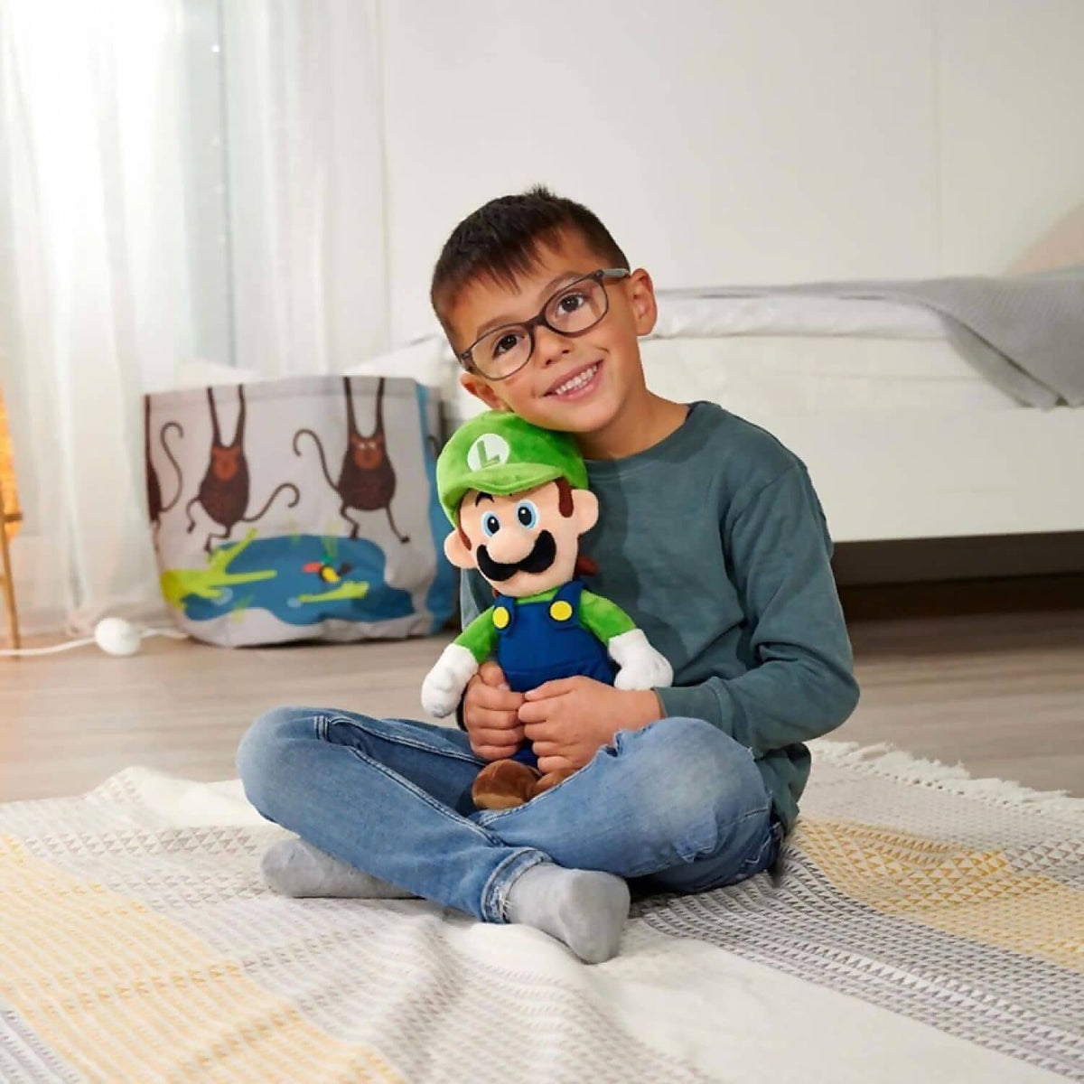 Super Mario - Luigi 30cm Plush - Jasnor
