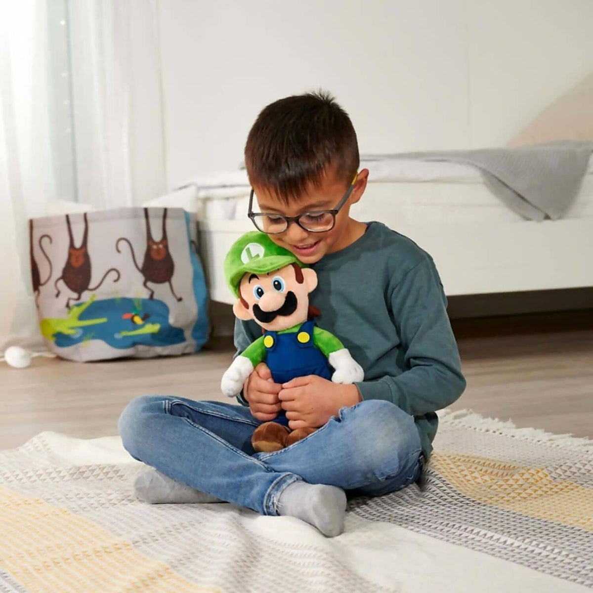 Super Mario - Luigi 30cm Plush - Jasnor