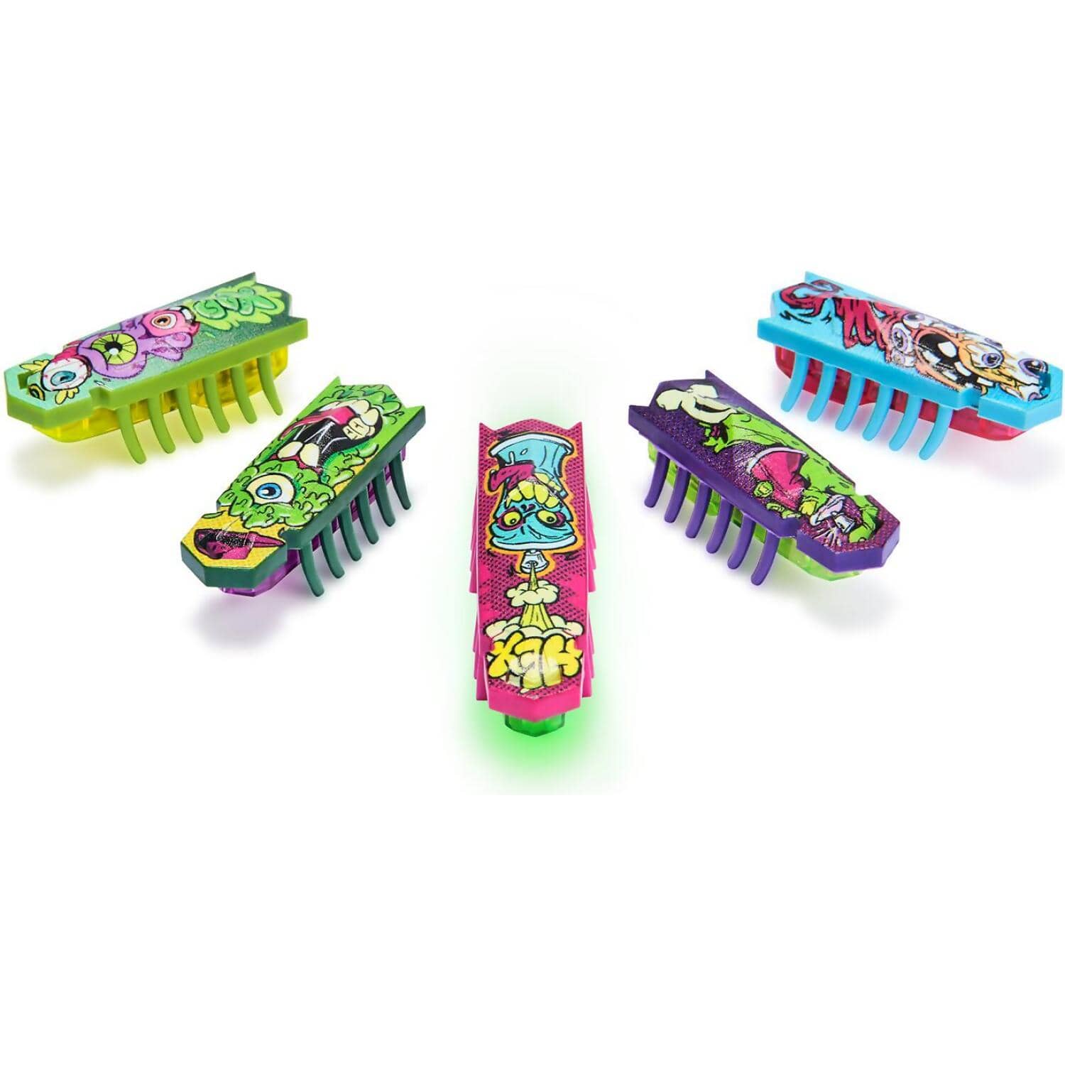 Hex Bots - Nano 5 Pack  4 Nano Bugs With Bonus Flash Nano