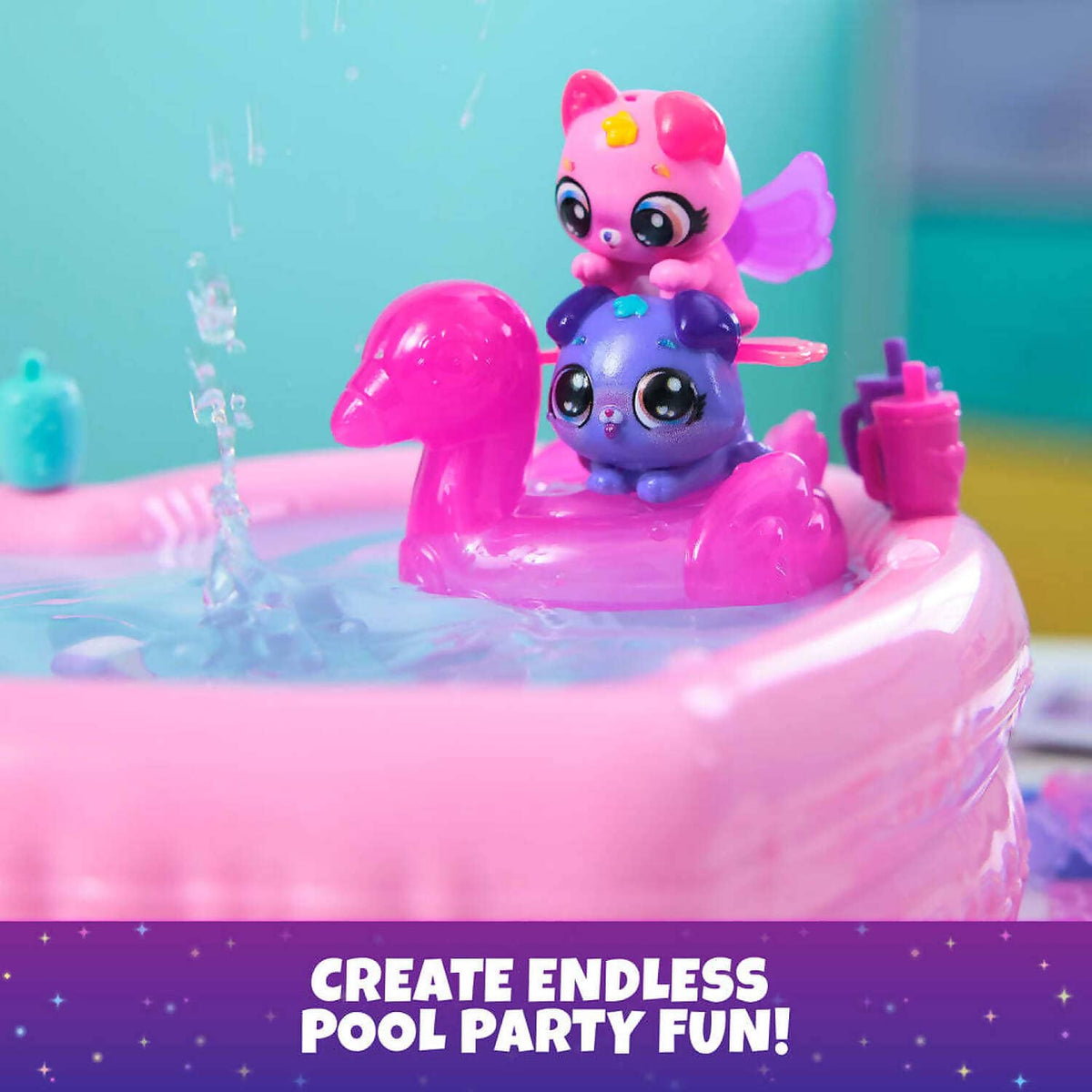 Hatchimals - Alive! - Neon Rainbow Bestie Pool Party
