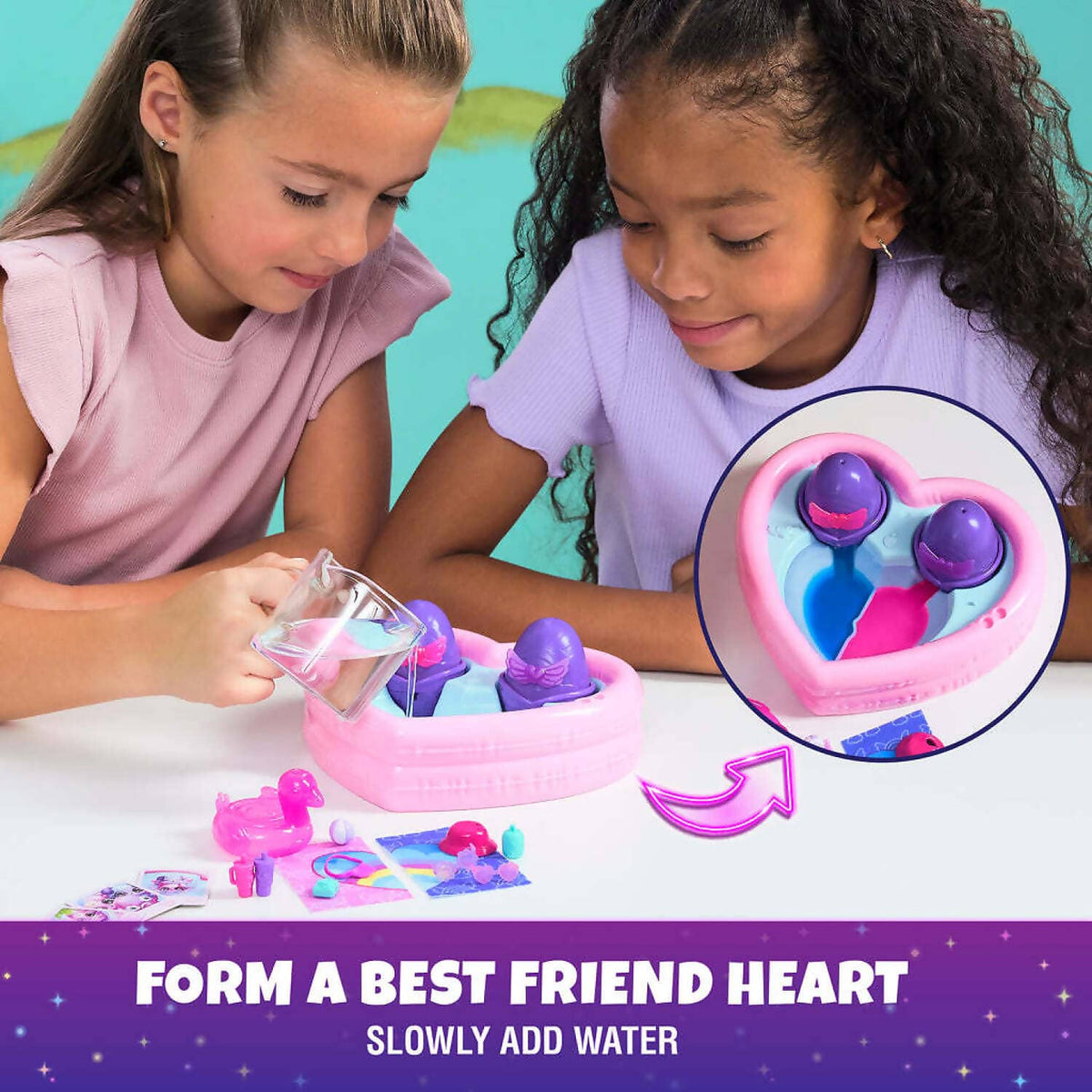 Hatchimals - Alive! - Neon Rainbow Bestie Pool Party