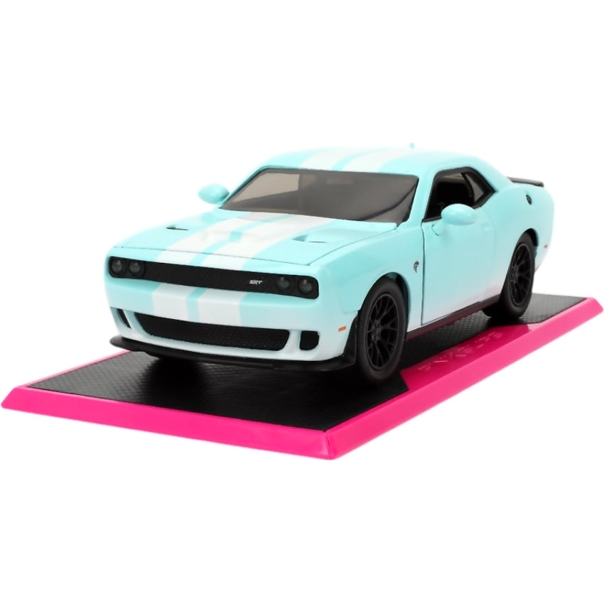 JADA TOYS - PINK SLIPS 2015 DODGE CHALLENGER SRT HELLCAT 1:24 SCALE DIECAST VEHICLE