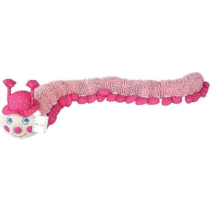 Cotton Candy - Baby Boo Alphabet Shaggy Pink Caterpillar Pink 160cm Plush