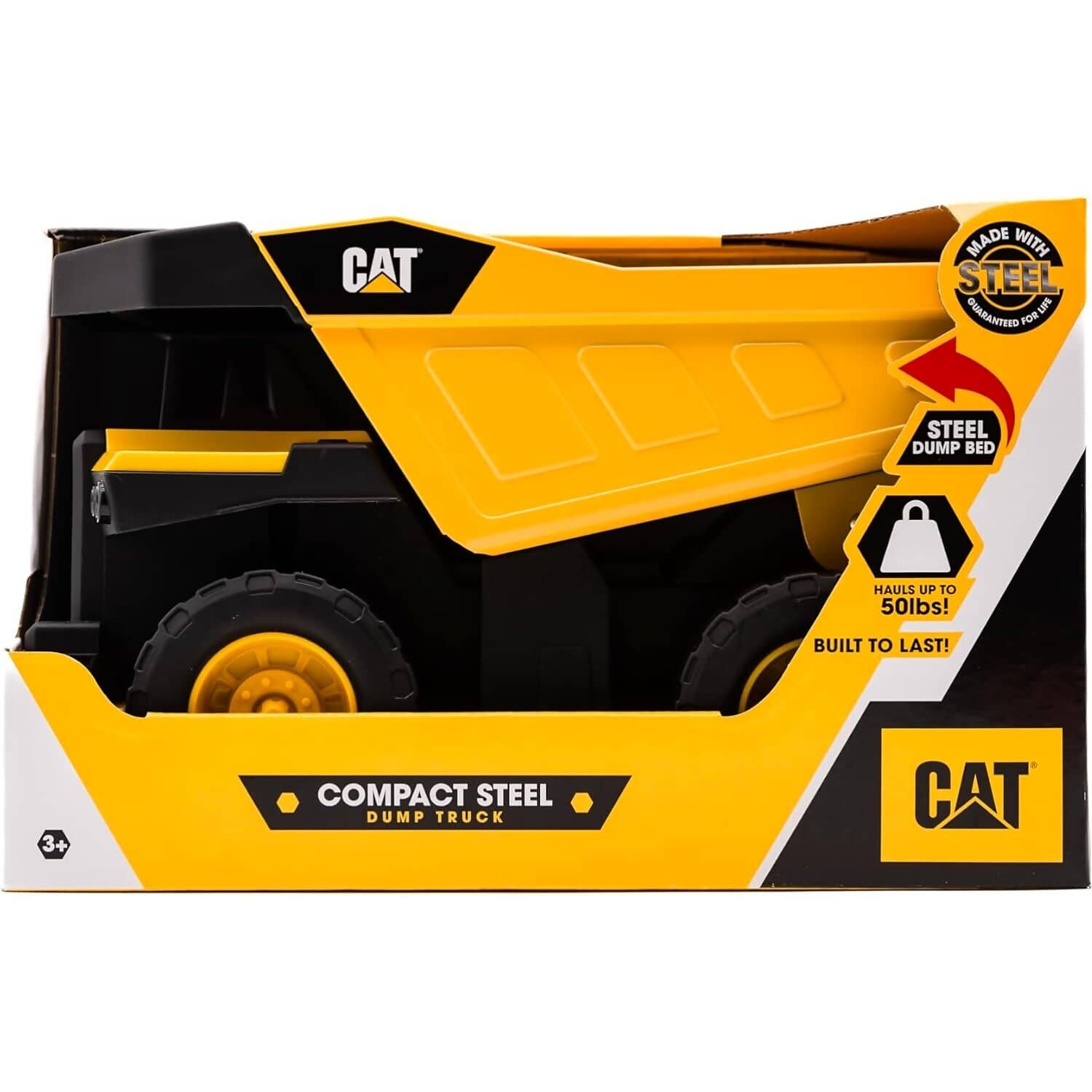 CAT® - Compact Steel Dump Truck 12-inch Heavy Duty Steel Construction