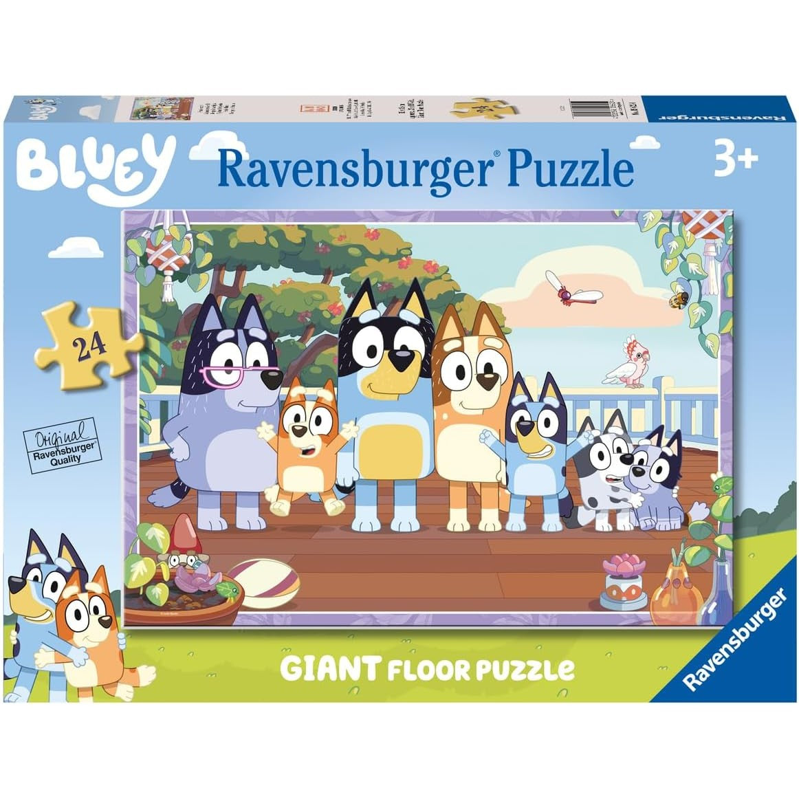 Ravensburger - Bluey Family Time Giant Floor Jigsaw Puzzle 24 Pieces