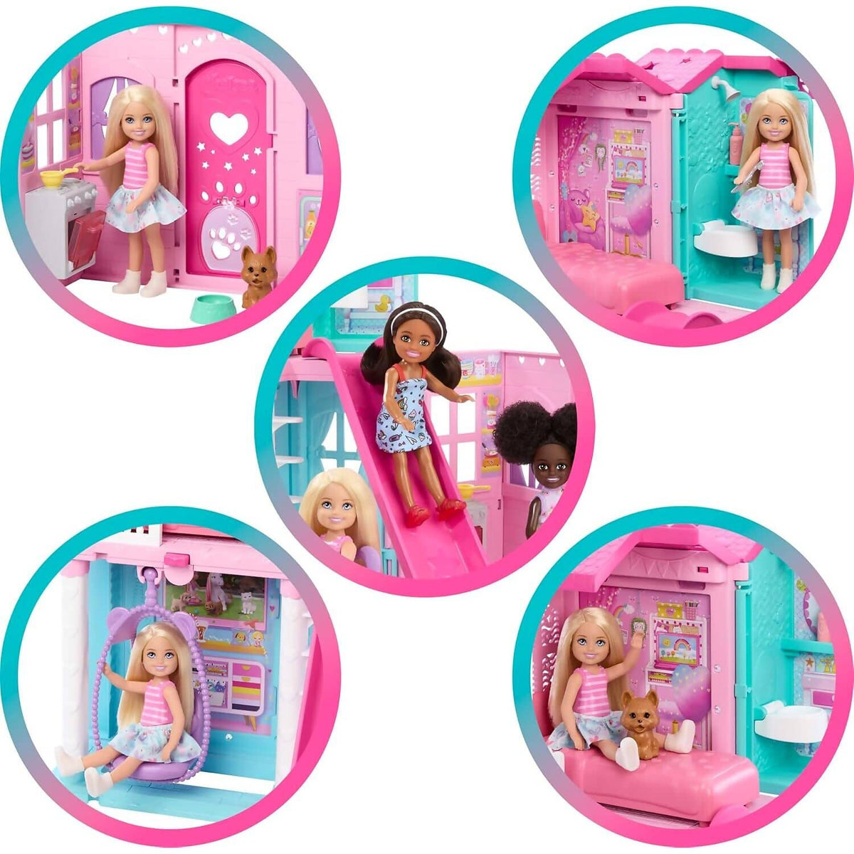 Barbie - Family & Friends Club Chelsea Pop Up House - Mattel