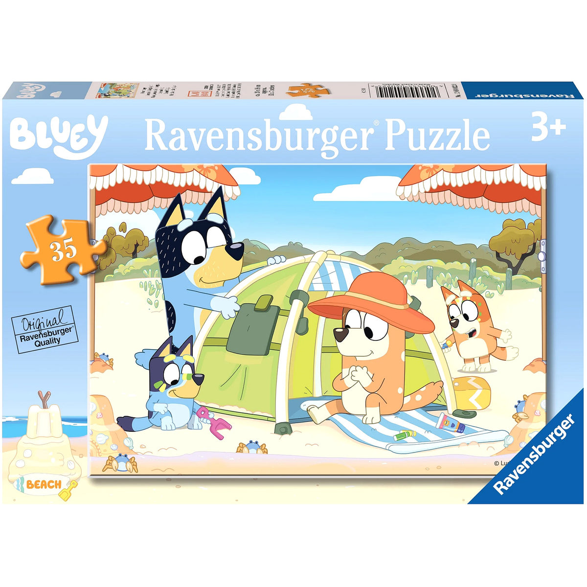 Ravensburger - Bluey Beach Day! Jigsaw Puzzle 35 Pieces