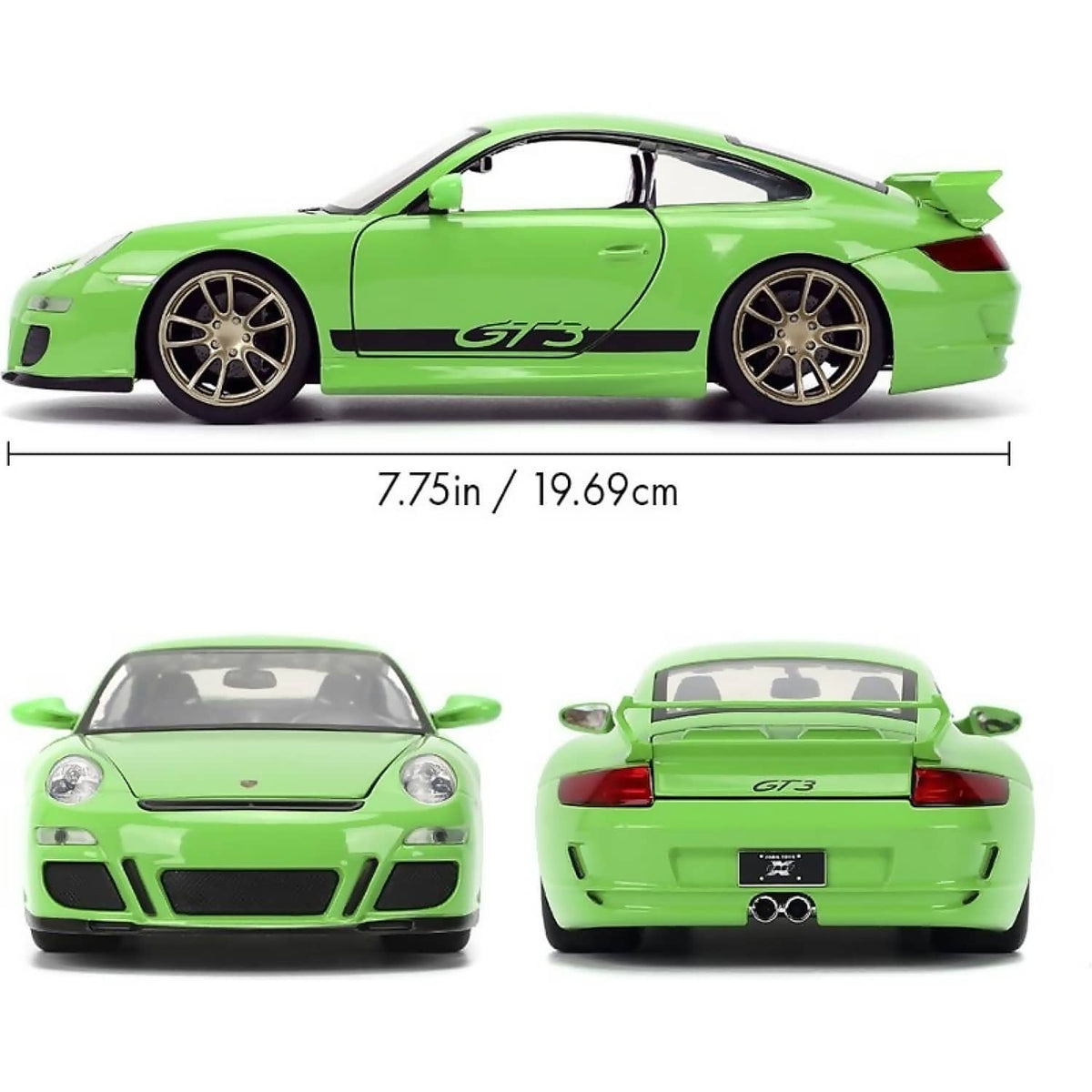 JADA TOYS - FAST & FURIOUS X - 2007 PORSCHE 911 GT3 1:24 SCALE DIECAST VEHICLE