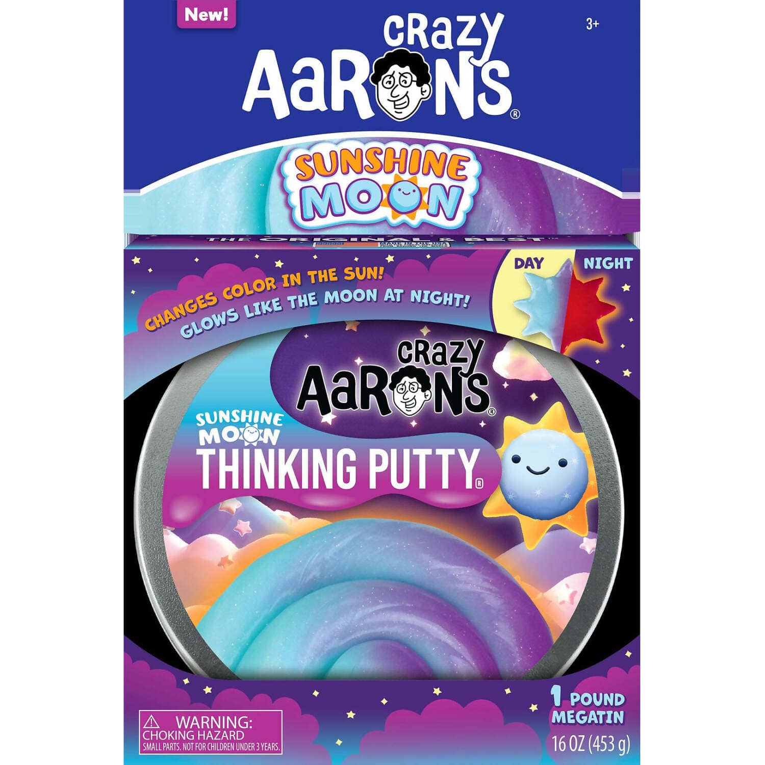 Crazy Aaron's - Thinking Putty Sunshine Moon Mega Tin