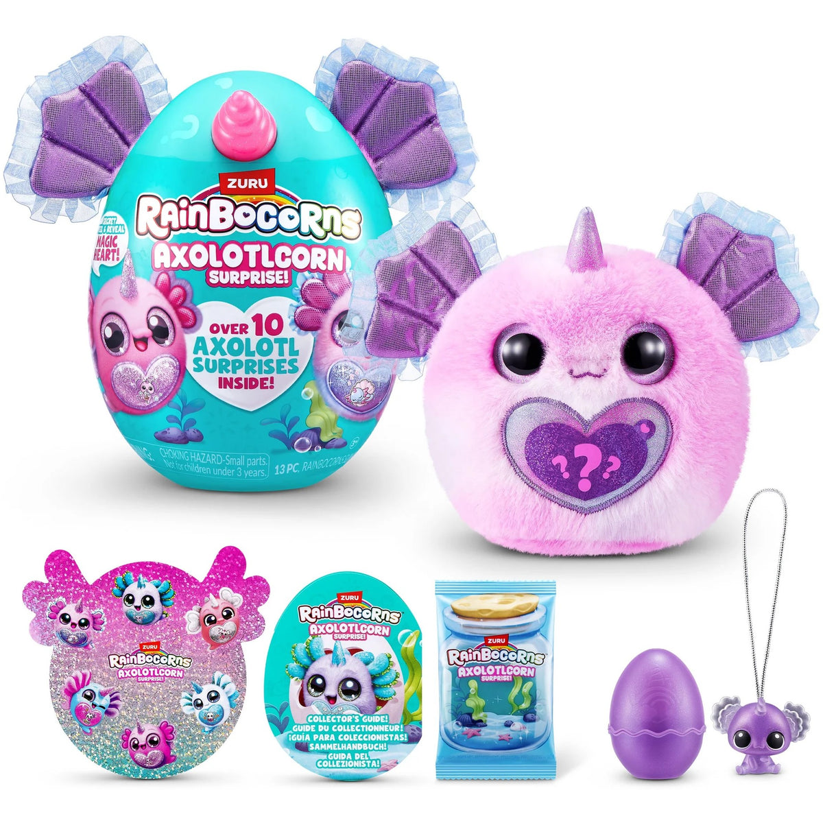 ZURU - Rainbocorns Axolotlcorn Surprise Plush Series 1