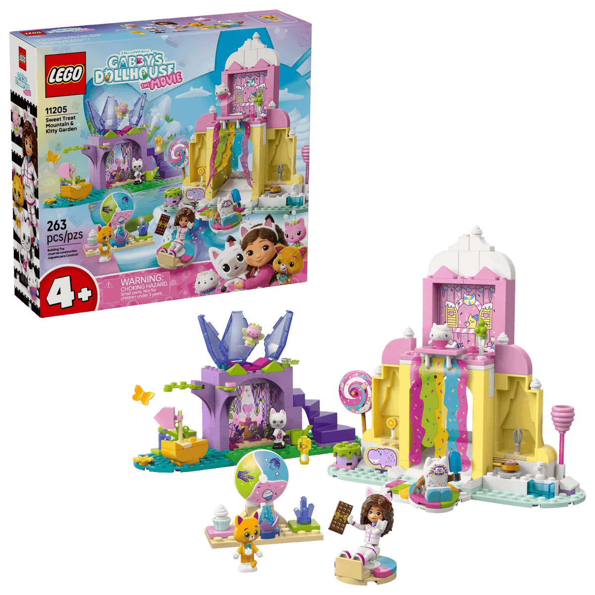 LEGO® 11205 Sweet Treat Mountain & Kitty Garden - Gabby's Dollhouse 4+